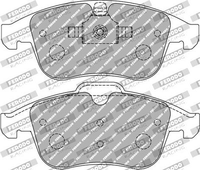 Bremsbelag Satz Bremsscheibe Scheibenbremse Ferodo Racing Fcp4249H Vorne
