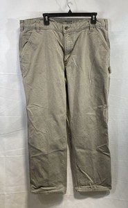 Carhartt 103279 Rugged Flex Relaxed Fit Utility Work Pants Tan Sz 40x32