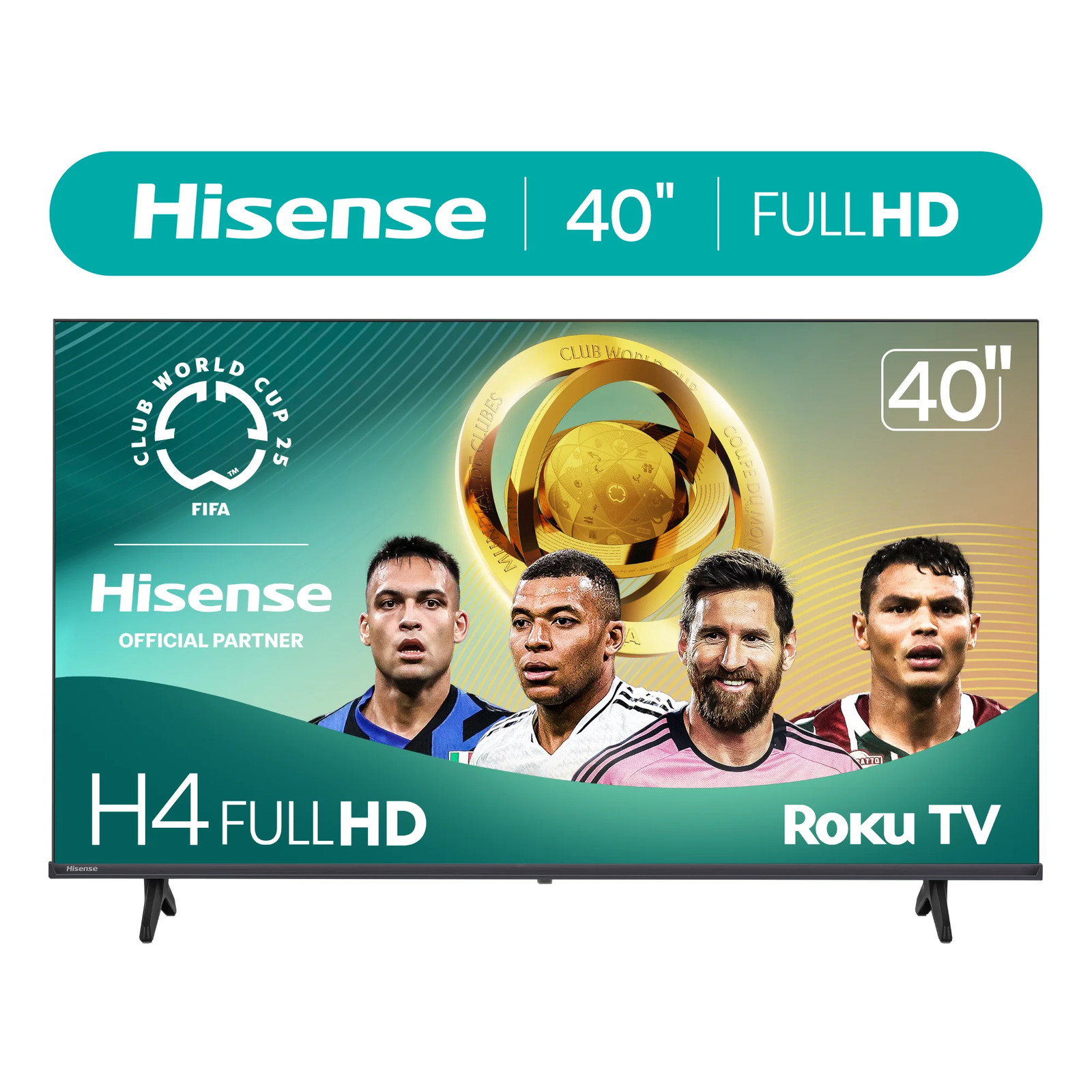 40-Inch Class H4 Series FHD Roku Smart TV (40H4030F1) - 1080P Full HD LCD Screen