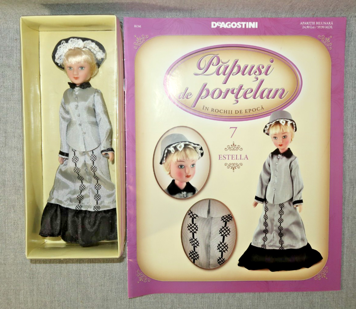 DeAgostini ESTELLA #7 Girl Doll LADIES OF THE ERA w Magazine GREAT EXPECTATIONS