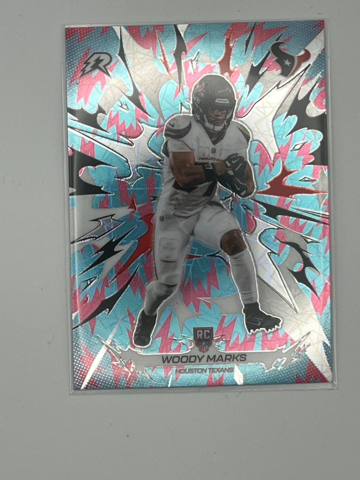 Topps Resurgence 2025 Woody Marks Rookie Blue And Pink  RC #139 Houston Texans
