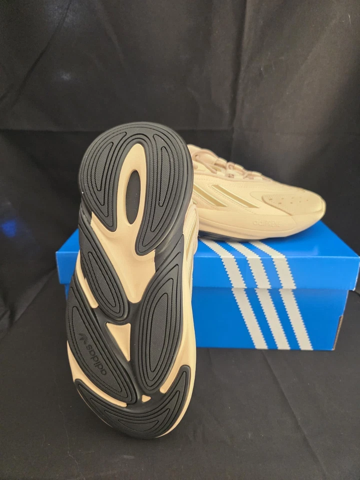 Adidas Ozelia J Talla 5 Juvenil Negro Beige Originales Nuevas en Caja Tenis Foto 4 de 4