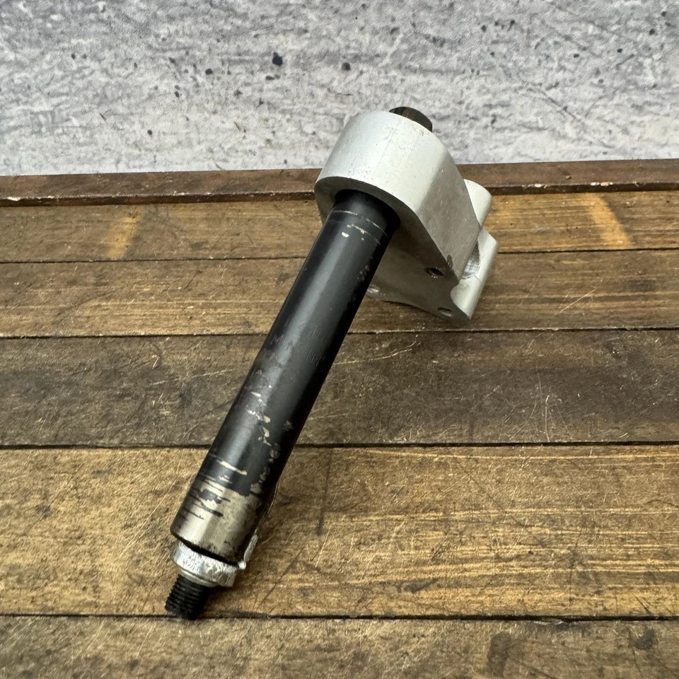 Vástago de pluma BMX Powerlite vintage 1" 21,1 mm Old School 1 pulgada plateado negro Foto 4 de 4