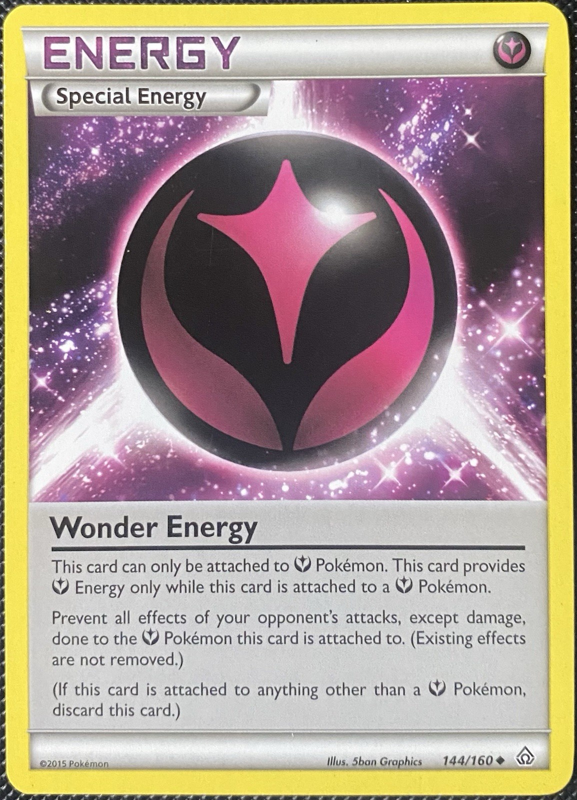 Wonder Energy 144/160 XY - Primal Clash Regular - Pokémon Card