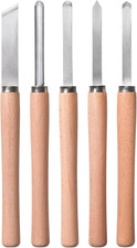 Einhell - Set Di 5 Scalpelli per Tornio (Set per Tornitrici, 5 Torni, in Acciaio