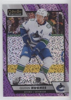 2023-24 O-Pee-Chee Platinum Violet Pixels /299 Quinn Hughes #29 1vk6
