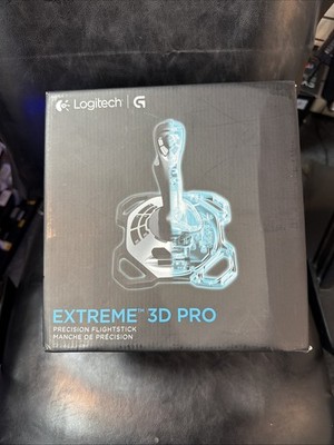 Logitech Extreme 3D Pro Joystick Controller 963290-0403 Flightstick Excellent Co