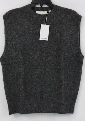 NWT~Grand Lè Mar Charcoal Mohair Vest Men s Size Small