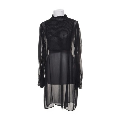 Zara Basic, Kleid, Größe: L, Schwarz, Polyester, Damen #Puj