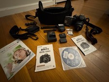 Canon EOS Rebel T5 DSLR 18 MP Camera with Case, Charger, Flash Light, etc