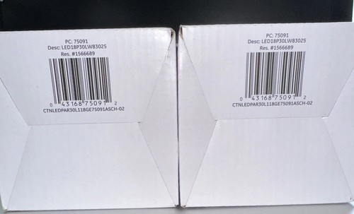 New (2) LED Bulbs Low Glare 18 W Par 30 L Floodlights Long Life/Low Energy - Picture 6 of 6