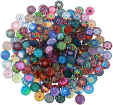 200Pcs Mixed Mosaic Tiles Glass Mosaic Tile Assortment for DIY Crafts Crystal Mo