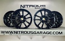 19 Porsche Oem Factory 971 Panamera Gloss Black Wheels 207e 19 Porsche Oem Factory 971 Panamera Gloss Black Wheels 207e