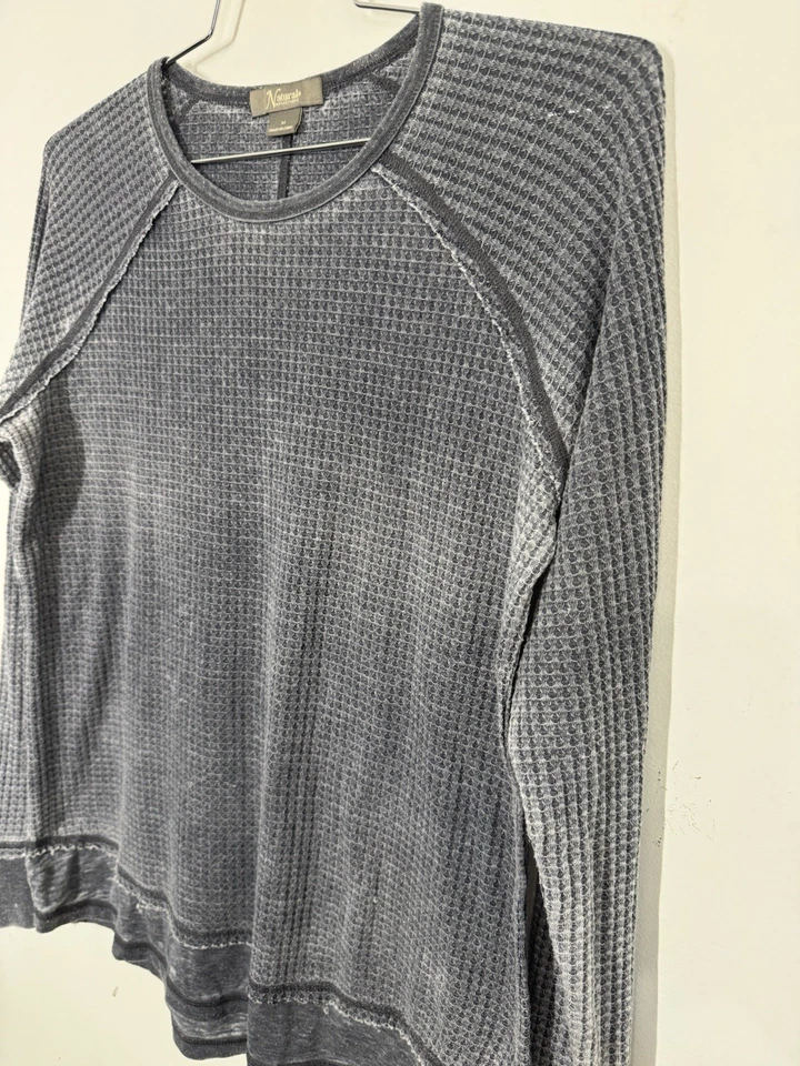 Top Natural Reflections Manga Larga Tejido Térmico Envejecido Talla M Gris Grunge Foto 4 de 4