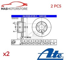 BREMSSCHEIBEN SATZ PAAR VORNE ATE 240328-01291 2PCS A FÜR OPEL MOVANO