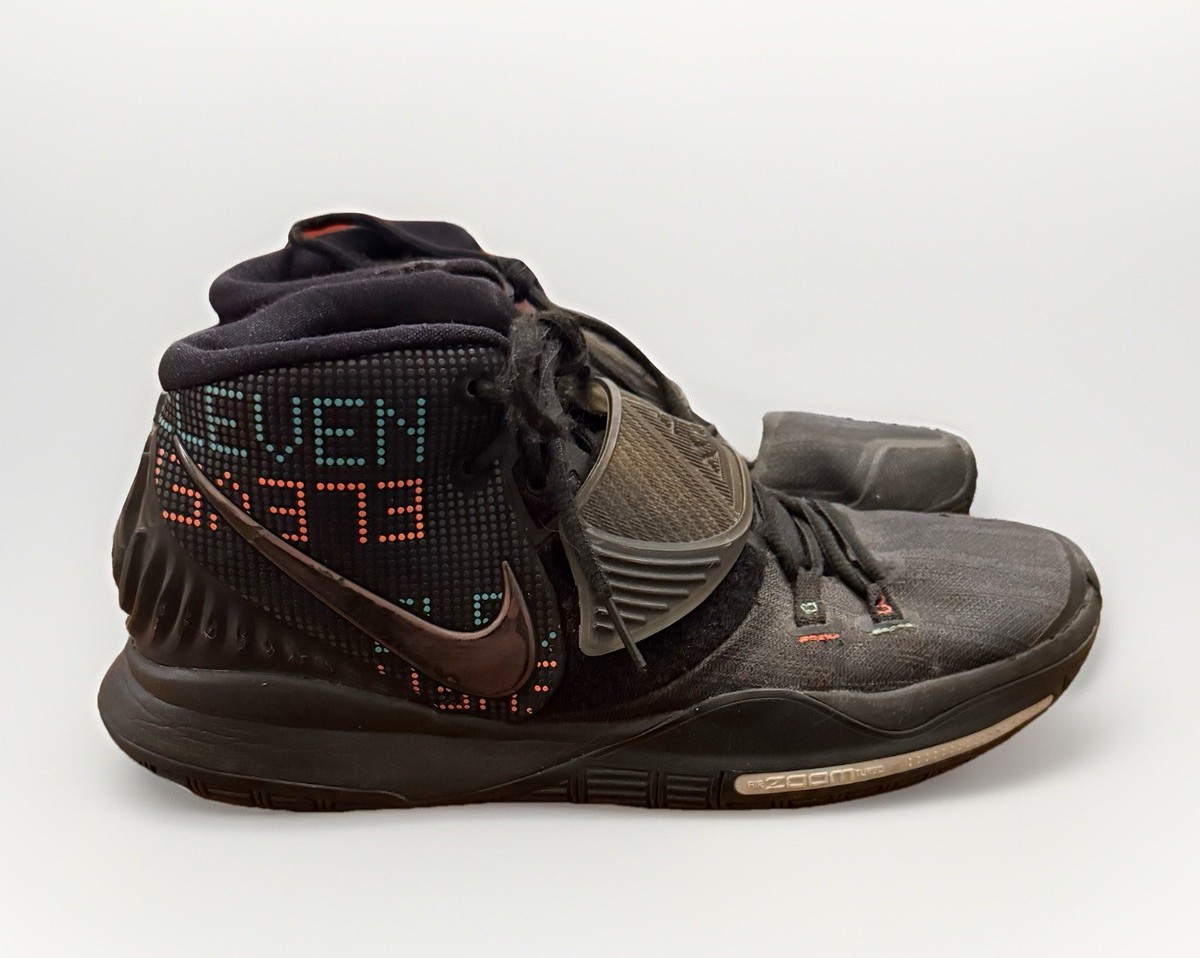 Nike Kyrie 6 Shot Clock Basketball Shoes BQ4630 Mens Size 11 Black