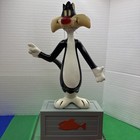 Vintage 1971 Warner Brothers Sylvester The Cat Coin Bank R Dakin & Co. 11.5"