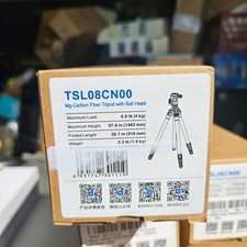 Benro TSL08CN00 Slim Carbon-Fiber Tripod - Max Load 8.8 lb / 4 kg NOB
