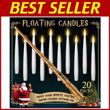 Enchanted Floating Candles Set with Wand