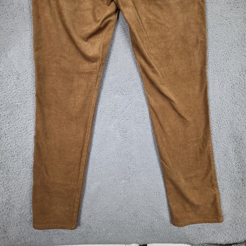 Peter Millar Mens Crown Crafted Superior Soft Corduroy Pants Copper Brown NEW - Picture 12 of 17