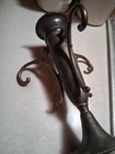  Vintage Silver Plate Vase. Fancy Pedestal Vase with Three Removeable Curling  — photo 8