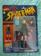 Marvel Legends Gwen Stacy Mary Jane Watson Spider-Man Retro Card Series Figure