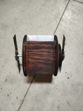 (1) Organ Leslie/Tremolo 7in x 10in Wood Wheel! GREAT SHAPE! MAKE OFFER!