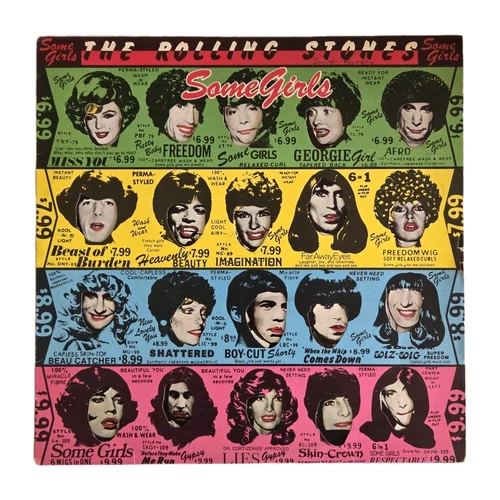 ROLLING STONES "Some Girls" RARE ORIG DIE-CUT AUSSIE SLEEVE VINYL LP (CUN 39108)