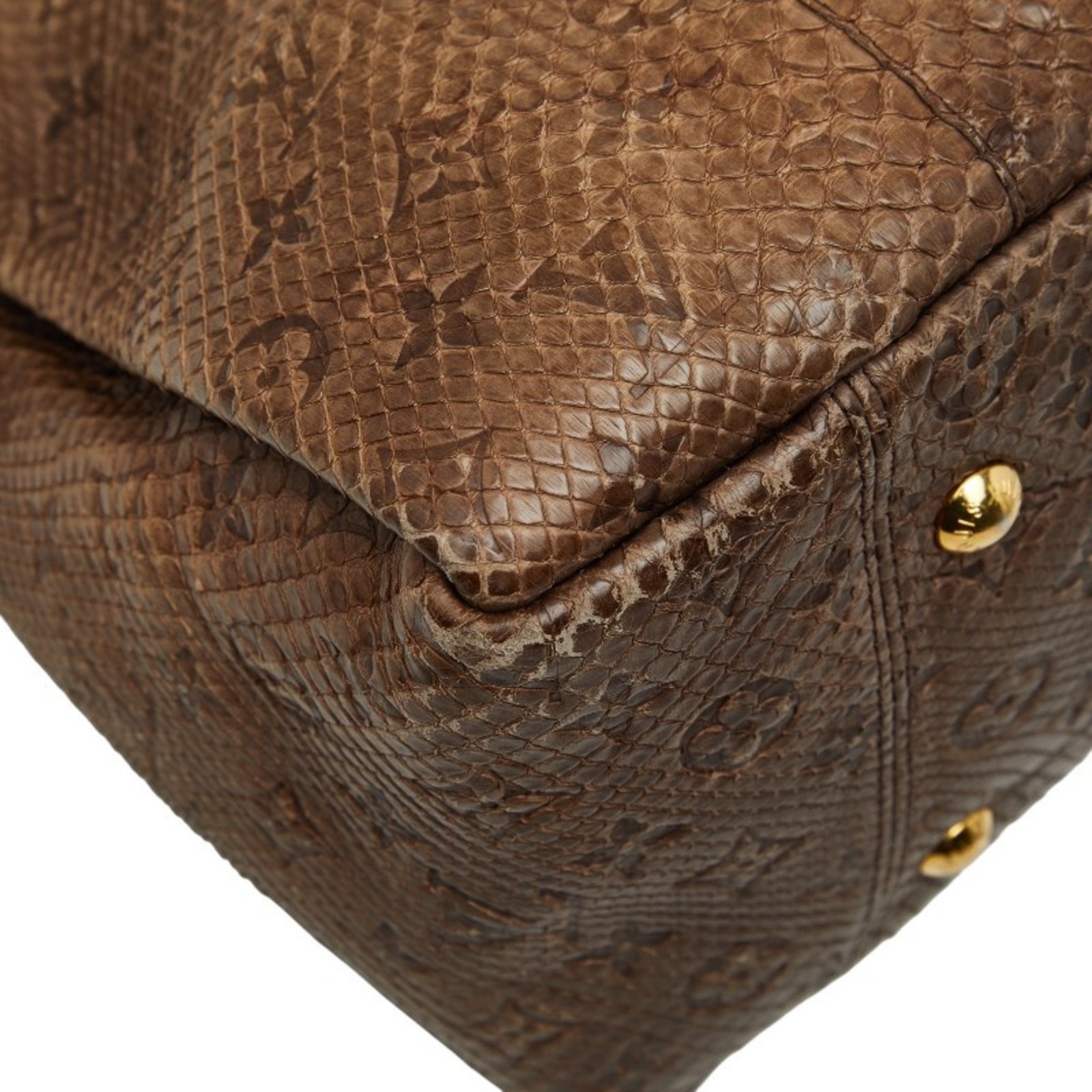 Louis Vuitton Monogram Artsy MM Python Embossed T… - image 7