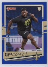 2020 Panini Donruss Rookie Press Proof Blue Cesar Ruiz #281 15gv