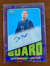 2023 Topps Chrome Purple Sapphire Refractor /10 Donte DiVincenzo 1972 Auto
