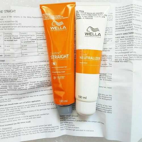 WELLA Creatina Liso N Cabello Crema Creatina Resistente Intensa Wellastrate Perm - Imagen 10 de 16
