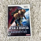Metroid Prime 3 Corruption (Nintendo Wii, 2007) No Manual Tested