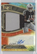 2020 Panini Select Tie-Dye Prizm /25 Henry Ruggs III #PSS-HRU Rookie Auto RC