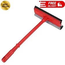 15.9" Window Squeegee for Car,2 in 1 Squeegee Window Cleaner with Long Stainless