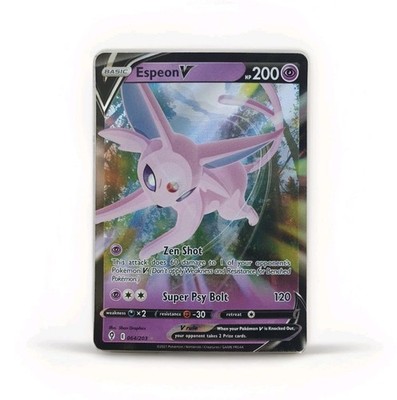 Pokémon TCG Espeon V Schwert und Schild Evolving Skies 064/203 Holo Rare 
