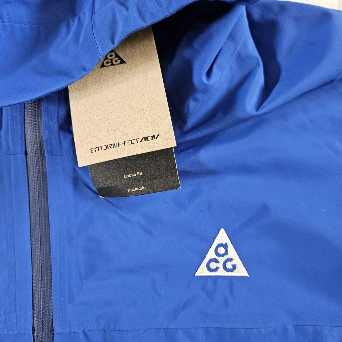 nike acg tech nylon jacket 青 91年製 NIKE ACG Nylon Jacket 水色紺 S 90s ナイキ