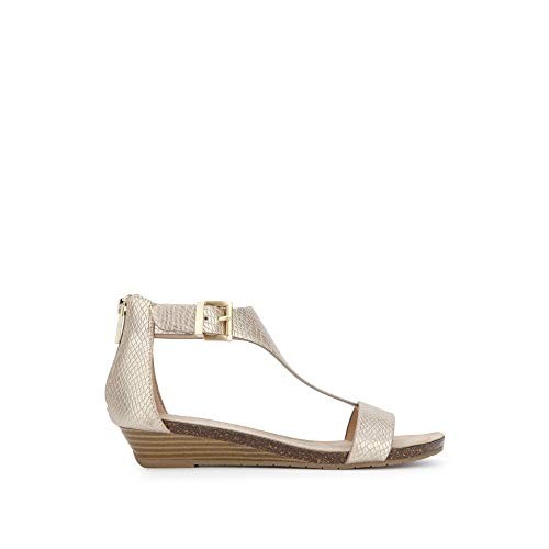 Kenneth Cole REACTION Women's Card T-Strap Wedge Sandal - Blush Patent, Size 6 - View #12
