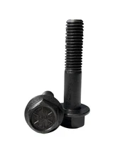 (25 Pcs) 1/2″-13x2 1/2" Grade 8 Hex Flange Bolt (PT) Zinc Phos & Oil