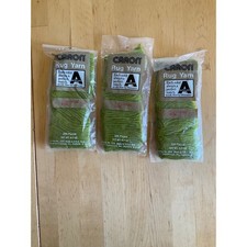 Vintage Caron Rug Yarn Chartreuse 0136 Latch Hook Acrylic 320 Pcs 3 Packs Lot