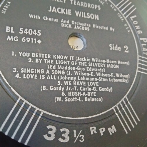 JACKIE WILSON - Lonely Teardrops Brunswick Records BL54045 Mono LP - Bild 4 von 4