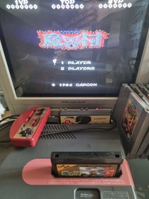 GHOSTS N GOBLINS NINTENDO FAMICOM FAMILY COMPUTER JAP NES CART CAPCOM