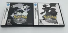 Pokémon Black & White Nintendo DS Authentic Lot Of 2 Games 100% Complete CIB