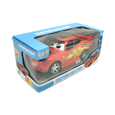 McQueen Piggy Bank Cars Toy Coin Saving Box Music Light Eyes Movable Kids Gift