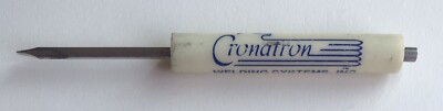 Vintage CRONATRON WELDING SYSTEMS Flat Head Screwdriver Advertising Magnet USA