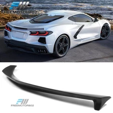 Fits 20-25 Corvette C8 2022 New Z51 Low Profile Style Matte Black Trunk Spoiler
