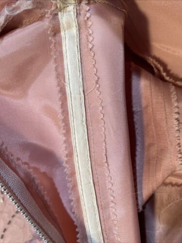 Vintage 50er Jahre Jakobsmuschel Kleid Fit Flare Spitzenbesatz Taille 25 1/2 SIEHE FEHLER WIE GEFUNDEN - Bild 10 von 15