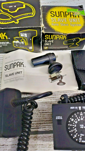 Sensor remoto Sunpak 651-717 de colección para tiristor automático 611 y unidad esclava Sunpak - Imagen 3 de 7