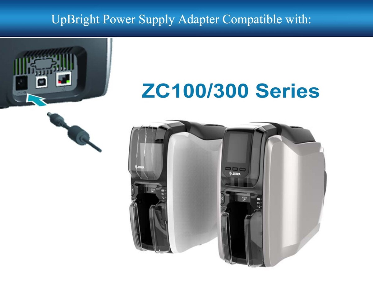 AC Adapter For Zebra ZC100 ZC300 Series Card Printer 24V 4.17A 100W Power Supply | eBay AC Adapter For Zebra ZC100 ZC300 Series Card Printer 24V 4.17A 100W Power Supply | eBay