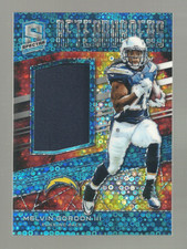 98/99 2019 Melvin Gordon Panini Spectra Afterburners #AB-9 Neon Blue Prizm (MEM)